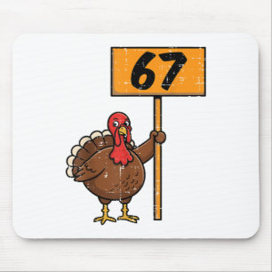 Alfombrilla De Ratón 67 Meme Pavo Divertido Día de Acción de Gracias 6 