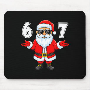 Alfombrilla De Ratón 67 Meme Seis Siete Número 6 7 Divertido Santa Navi