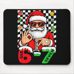 Alfombrilla De Ratón 67 Meme Seis Siete Santa Navidad Navidad Hombres M