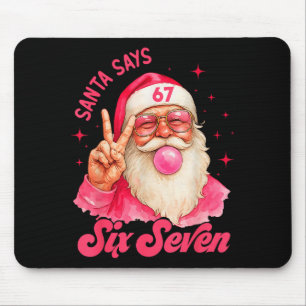 Alfombrilla De Ratón 67 Memes Divertidos Feliz Navidad Santa Dice Seis