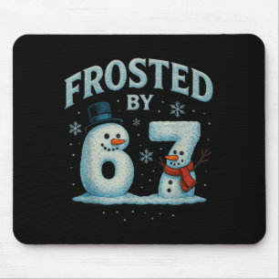 Alfombrilla De Ratón 67 muñeco de nieve de Navidad 6 7 meme de Internet