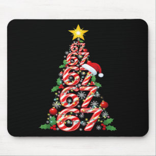 Alfombrilla De Ratón 67 Navidad 6 7 Meme Pijama Fiesta Gen Alfa Sl