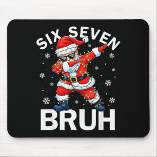 Alfombrilla De Ratón 67 Navidad Divertido Seis Siete Bruh Meme Dabbing