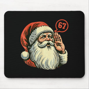 Alfombrilla De Ratón 67 Navidad Divertido Seis Siete Meme Brainrot Sant