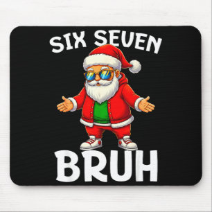 Alfombrilla De Ratón 67 Navidad Divertido Seis Siete Meme Brainrot Sant