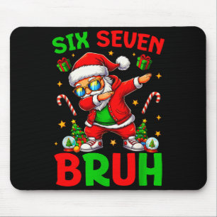 Alfombrilla De Ratón 67 Navidad Divertido Seis Siete Meme Brainrot Sant