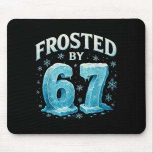 Alfombrilla De Ratón 67 Navidad Hielo Escarcha Frío 6 7 Meme de Interne