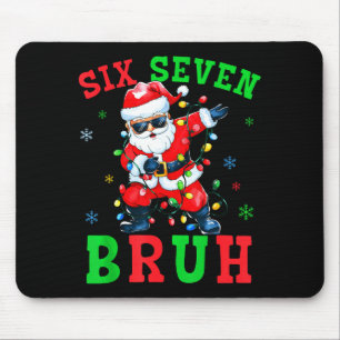 Alfombrilla De Ratón 67 Navidad Seis Siete Bruh Meme Santa Dabbing Navi