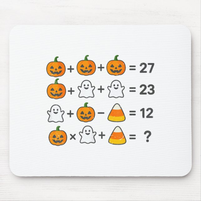 Alfombrilla De Ratón 67 Order Operations Math Teacher Halloween Costume (Frente)