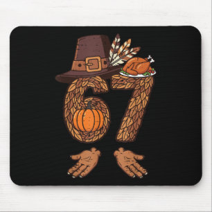 Alfombrilla De Ratón 67 Pavo de Acción de Gracias Divertido 6 7 Meme Ch