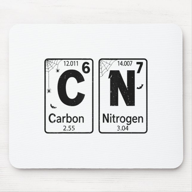 Alfombrilla De Ratón 67 Periodic Table Halloween Costume Mad Scientist  (Frente)