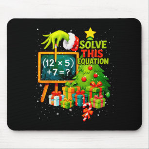 Alfombrilla De Ratón 67 Profesor Verde Navidad Seis Siete Meme Brainrot