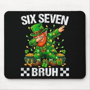 Alfombrilla De Ratón 67 San Patricio Divertido Seis Siete Meme Duende N