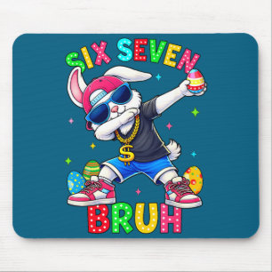Alfombrilla De Ratón 67 Seis Siete Bruh Dabbing Conejo Con Sungles Pasc