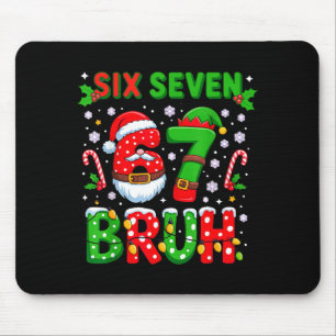 Alfombrilla De Ratón 67 Seis Siete Burh Navidad 6 7 Meme