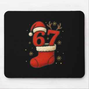 Alfombrilla De Ratón 67 Seis Siete Divertido Gen Alpha Meme Navidad 202