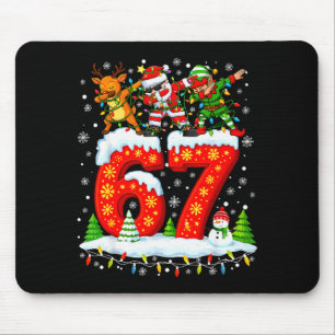 Alfombrilla De Ratón 67 Seis Siete Meme Gen Alpha Navidad Santa Elfo Re