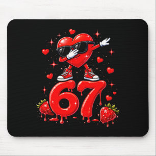 Alfombrilla De Ratón 67 Six Seven Helado Meme Día de San Valentín Diver