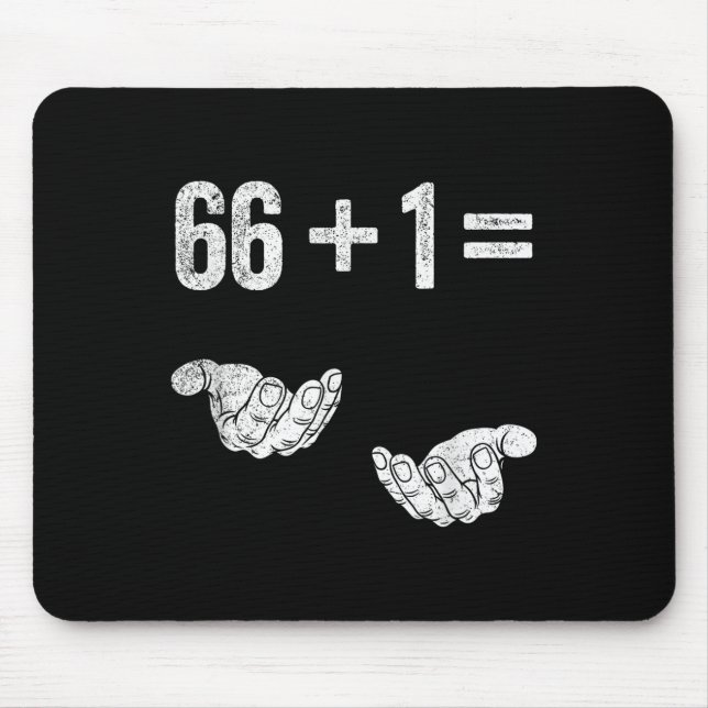 Alfombrilla De Ratón 67 Six Seven Math Mathematics Brainrot Equation Bi (Frente)
