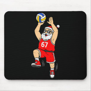 Alfombrilla De Ratón 67 Volleyball Santa Seis Siete Meme Navidad Srt M