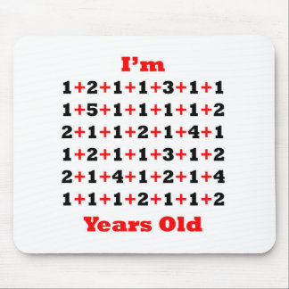 Alfombrilla De Ratón 69 años del rojo del negro