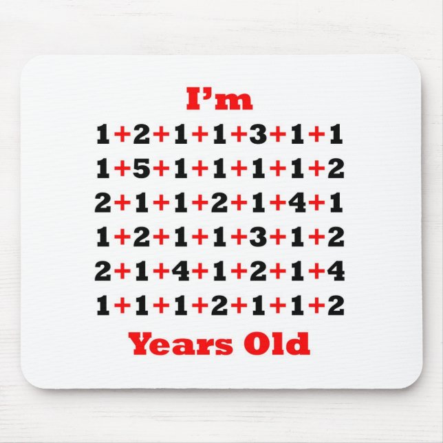 Alfombrilla De Ratón 69 años del rojo del negro (Frente)