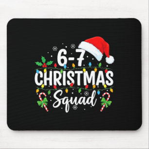 Alfombrilla De Ratón 6-7 Equipo de Navidad Divertido 67 Seis Siete Meme