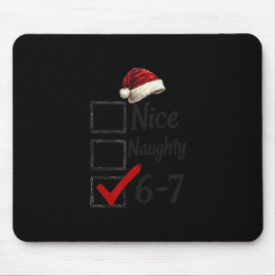 Alfombrilla De Ratón 6-7 Meme Bonito Travieso 67 Navidad Divertido Cere