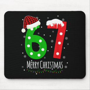 Alfombrilla De Ratón 6 7 Navidad Six Seven Navidad 67 Feliz Navidad