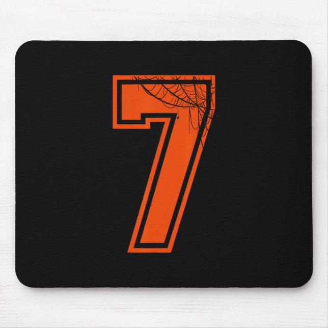 Alfombrilla De Ratón 6 7 Spider Web Funny Halloween Costume Tee (Frente)