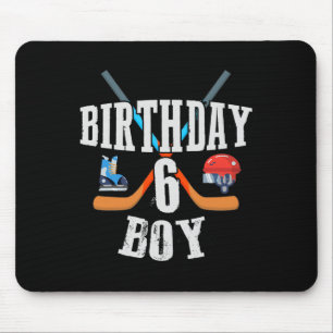 Alfombrilla De Ratón 6 Aniversario de Nacimiento Hockey sobre hielo S