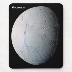 Alfombrilla De Ratón 6ta luna de Enceladus de Saturn