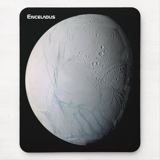 Alfombrilla De Ratón 6ta luna de Enceladus de Saturn (Frente)