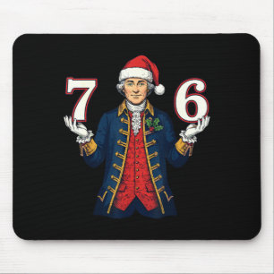 Alfombrilla De Ratón 7-6 6-7 Divertido George Washington Santa 67 Meme