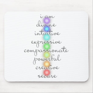 Alfombrilla De Ratón 7 Chakras S Para Amantes Del Yoga 