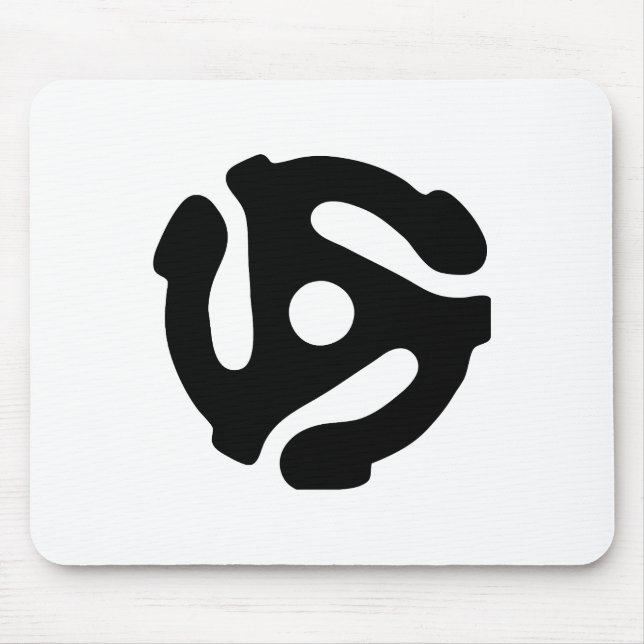 Alfombrilla De Ratón 7 pulgadas adaptador de vinilo de 45 rpm inserte l (Frente)