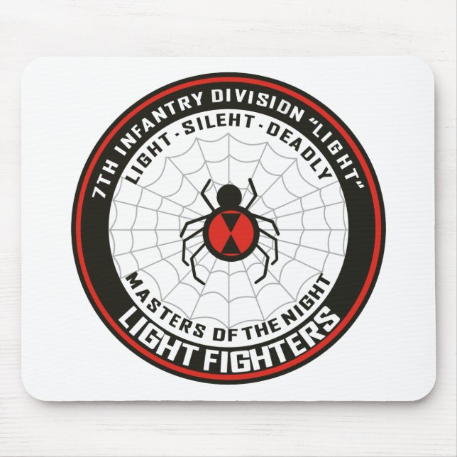 Alfombrilla De Ratón 7mo División de infantería (luz) (Frente)