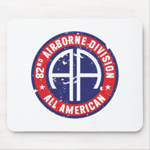 Alfombrilla De Ratón 82ª División Aérea "All American" Grunge