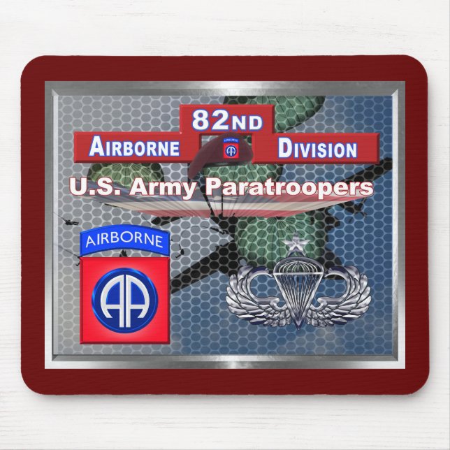 Alfombrilla De Ratón 82.ª División Aerotransportada (Frente)