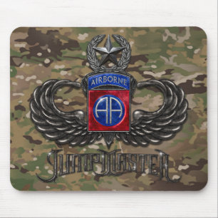 Alfombrilla De Ratón 82.º Jumpmaster Aerotransportado Camo Mousepad