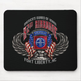 Alfombrilla De Ratón 82.º Mousepad negro aerotransportado
