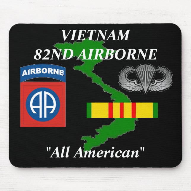 Alfombrilla De Ratón 82.º Vietnam Airborne Mousepad 2/b (Frente)