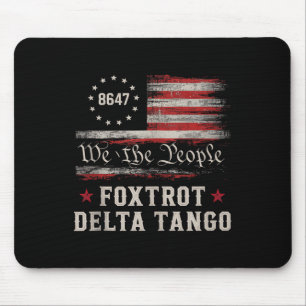 Alfombrilla De Ratón 8647 Foxtrots Deltas Tangos Camiseta sin Mangas Ba