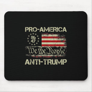 Alfombrilla De Ratón 8647 Nosotros El Pueblo Pro-américa Anti-trump Tan