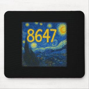 Alfombrilla De Ratón 8647 Sutil Resistir Trump Van Gogh Noche Estrellad