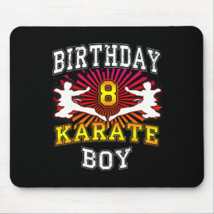 Alfombrilla De Ratón 8.º cumpleaños - Karate Niño de 8 años