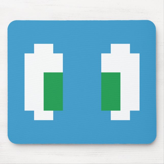 Alfombrilla De Ratón 8 bits Pixel Manga Green Eyes (Frente)