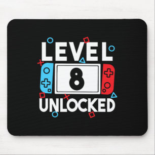 Alfombrilla De Ratón 8 Jugador desbloqueado 8º cumpleaños Videojuegos N