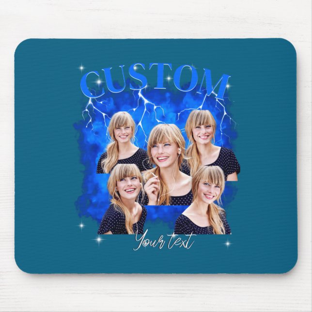 Alfombrilla De Ratón 90s Bootleg Rap Tee Photo  (Frente)