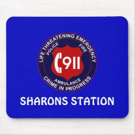 Alfombrilla De Ratón 911 Dispatcher - Llamar a Taker Mousepad